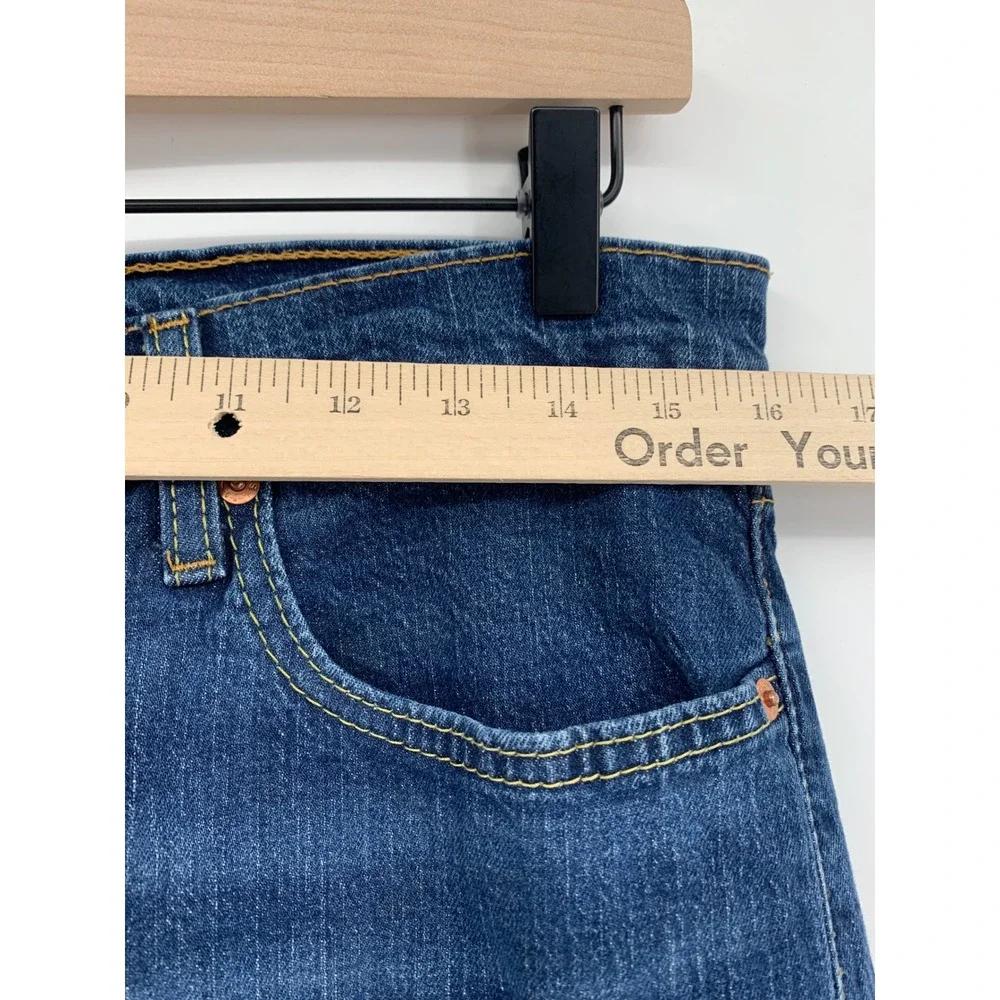 Levis 527 Jeans Mens 34x30 Blue Slim Bootcut Fade Denim Pants